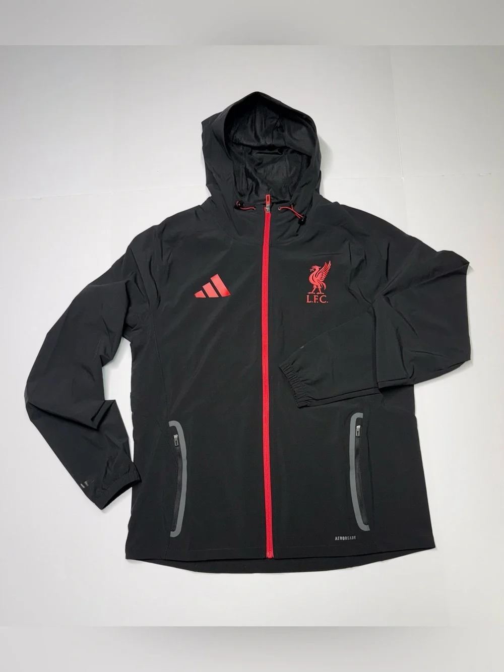 adidas Liverpool FC TIRO 25 Competition VIS Tech Travel Jacket JZ5556 Men’s L